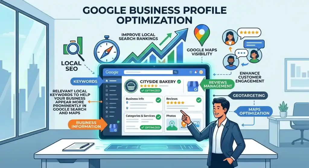Google business profile optimization